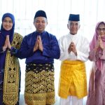 Silaturahmi Lebaran, Annas Maamun Pesan Abdul Wahid Utamakan Rakyat silaturahmi-lebaran-annas-maamun-p