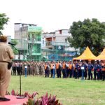 Apel Kesiapsiagaan Banjir Pemkot Jakpus diikuti ratusan personel gabungan
