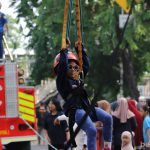 Atraksi flying fox diminati warga di HBKB Jakarta Selatan
