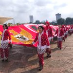 Komunitas Cinta Kebaya Depok menggelar acara 'Bentang Batik Spektakuler'