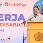Rano menyampaikan apresiasi atas terlaksananya bursa kerja khusus penyandang disabilitas di Universitas Tarumanegara