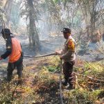 Tak Kenal Libur, Polisi di Bengkalis dan Tim Gabungan Perangi Karhutla di Tiga Lokasi 1787048109
