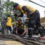 Kabel Udara Sepanjang 1.161 Meter di Jalan Proklamasi dan Penataran Ditertibkan